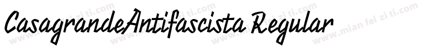 CasagrandeAntifascista Regular字体转换